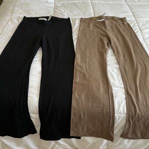 Old Navy bell bottom cotton leggings (2 pair!)